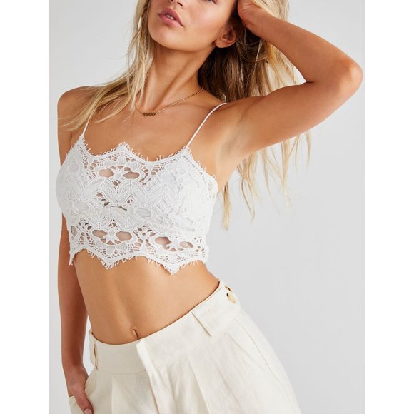 🎉LAST CHANCE🎉 FREE PEOPLE FP One Athena Bralette / White - Picture 2 of 8